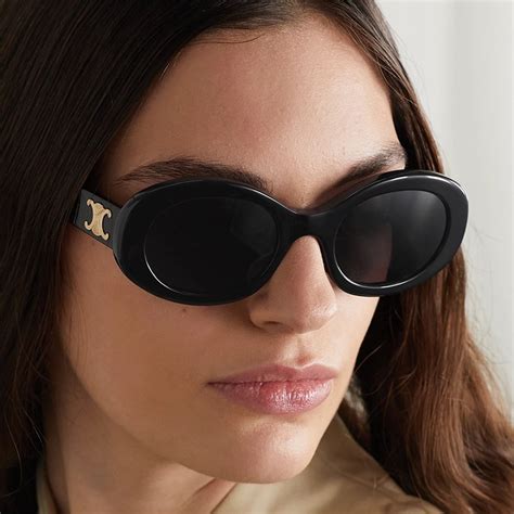 celine cl4019u|Celine Triomphe CL40194U Oval Sunglasses .